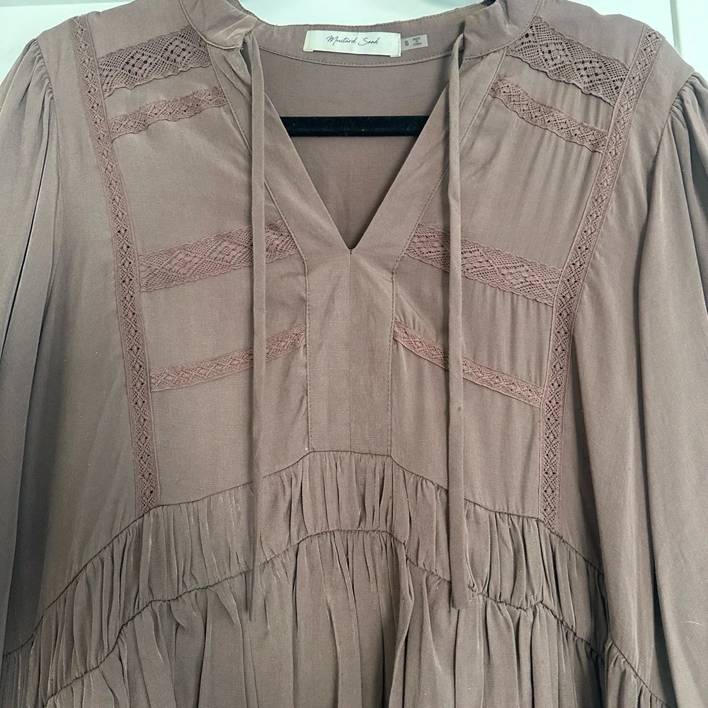 Mustard Seed Babydoll Dress - Picture 3 of 5